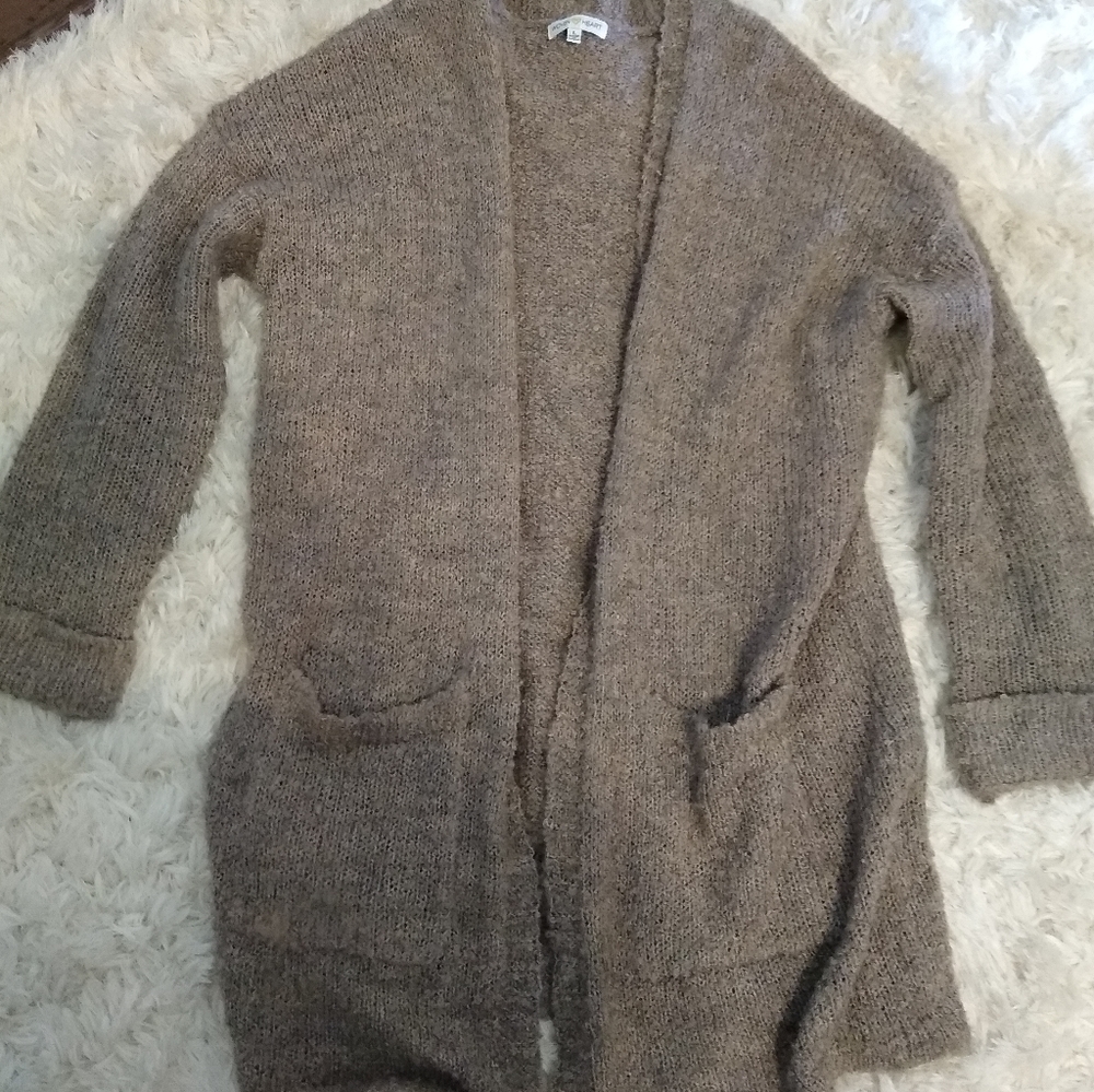 Brown cardigan